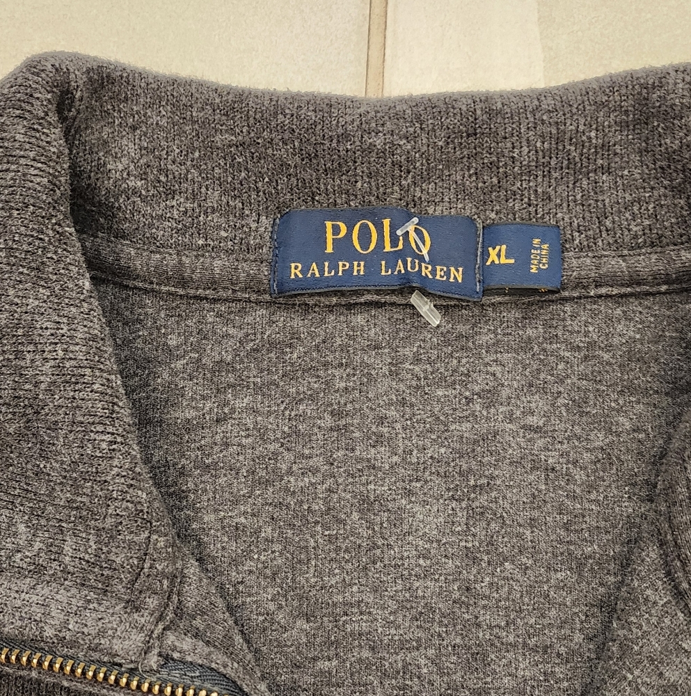 Gray Half-Zip Pullover - image 2